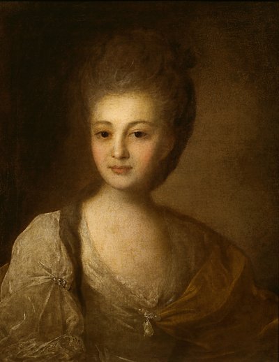 Portrait of A.P. Struyskaya by Fyodor Rokotov